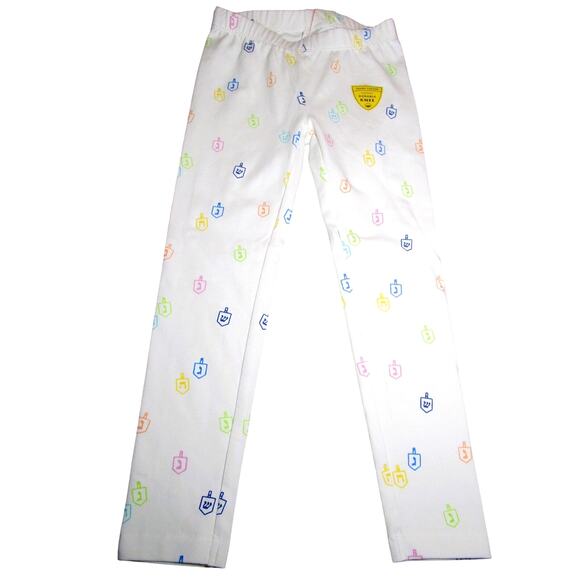 Cat & Jack Girl’s Pants Cream Music Notes Print Cotton Elastic Waist Size 4/5 - Picture 2 of 6